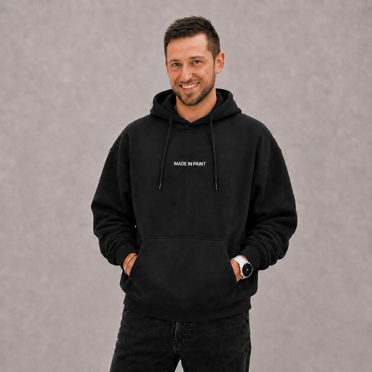 Sweat à capuche Essential logo torse